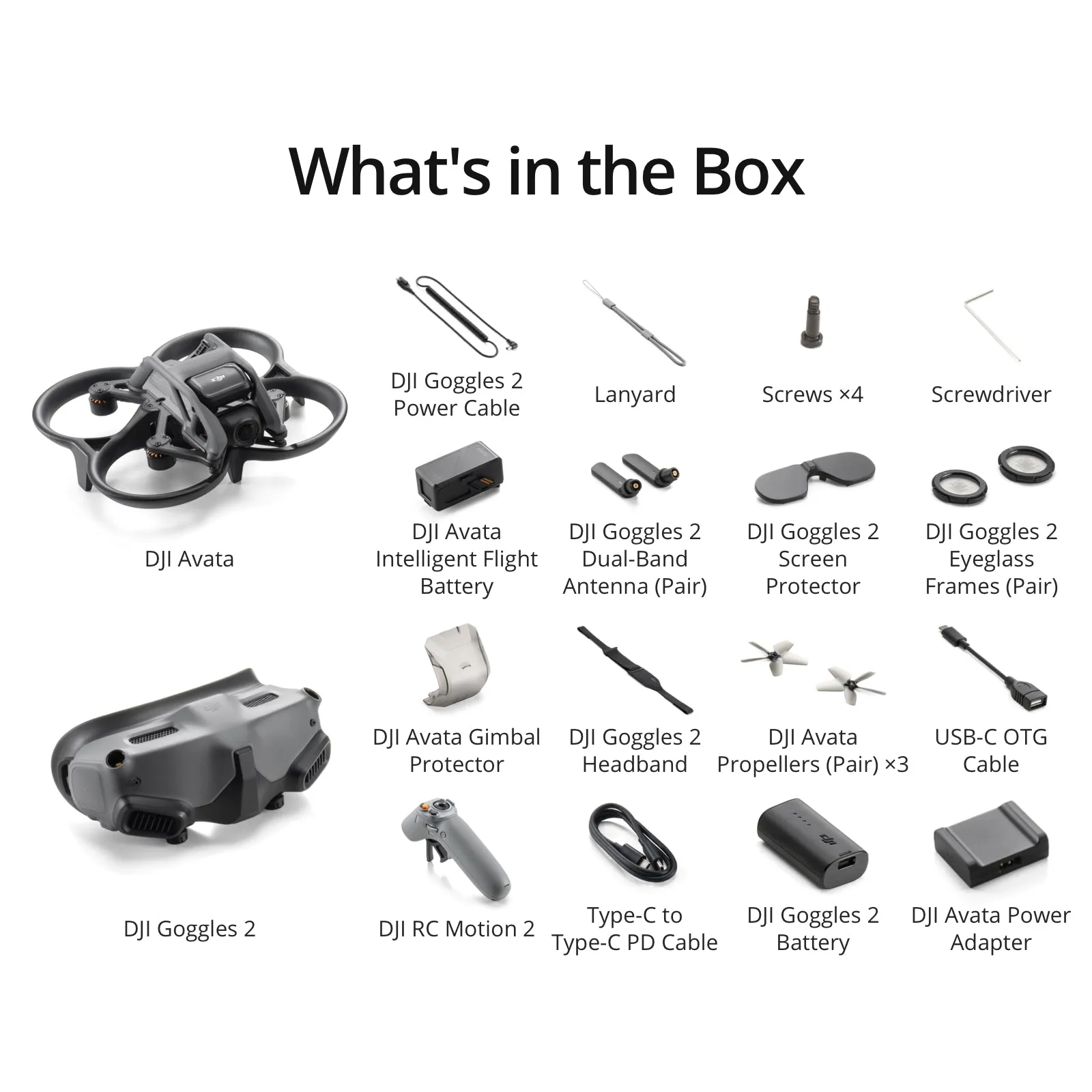 DJI Avata Pro-View Combo (DJI RC Motion 2)
