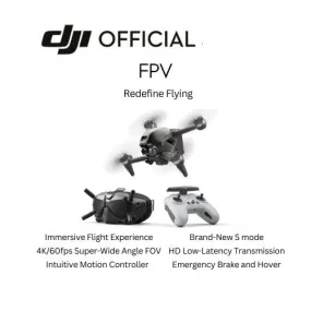 DJI FPV Combo FREE Sandisk 128GB Card - 1 Year Local DJI Warranty