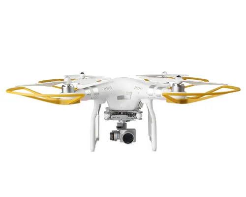 DJI Quick-release Propeller Guard 4 Pcs for Phantom 3 - White Red