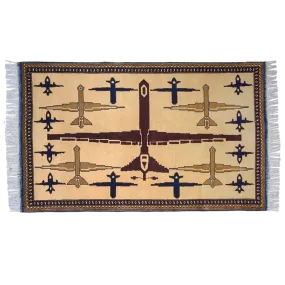Drones Afghan War Rug #2