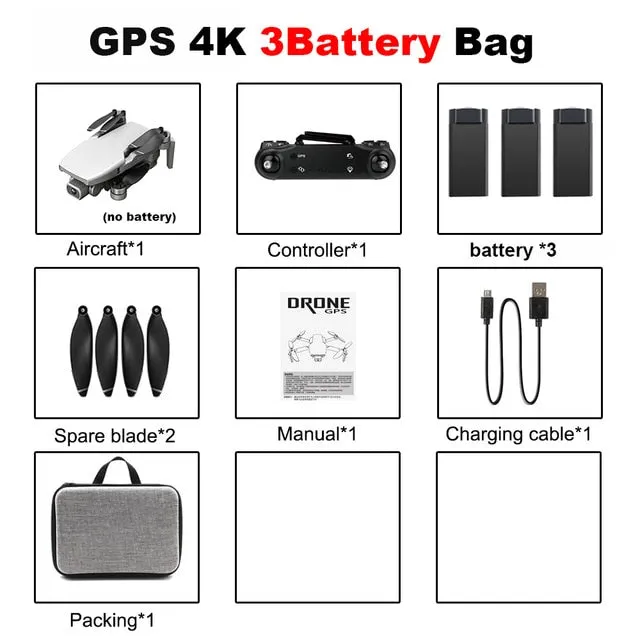 Drones Vimillo S3 4K GPS Drone With Camera 4K Professional 5G WiFi Dron Brushless 25mins Distance 1km Professional Rc Quadcopter PK EX5