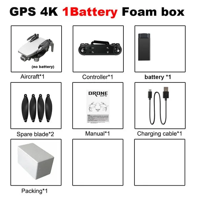 Drones Vimillo S3 4K GPS Drone With Camera 4K Professional 5G WiFi Dron Brushless 25mins Distance 1km Professional Rc Quadcopter PK EX5