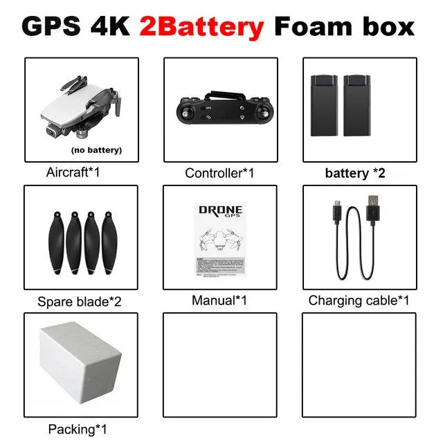 Drones Vimillo S3 4K GPS Drone With Camera 4K Professional 5G WiFi Dron Brushless 25mins Distance 1km Professional Rc Quadcopter PK EX5