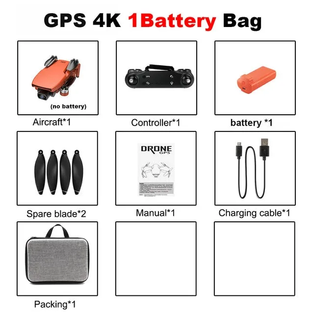 Drones Vimillo S3 4K GPS Drone With Camera 4K Professional 5G WiFi Dron Brushless 25mins Distance 1km Professional Rc Quadcopter PK EX5