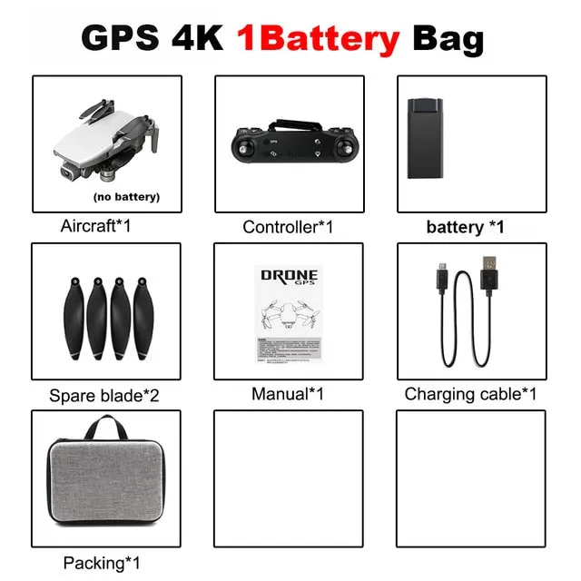 Drones Vimillo S3 4K GPS Drone With Camera 4K Professional 5G WiFi Dron Brushless 25mins Distance 1km Professional Rc Quadcopter PK EX5