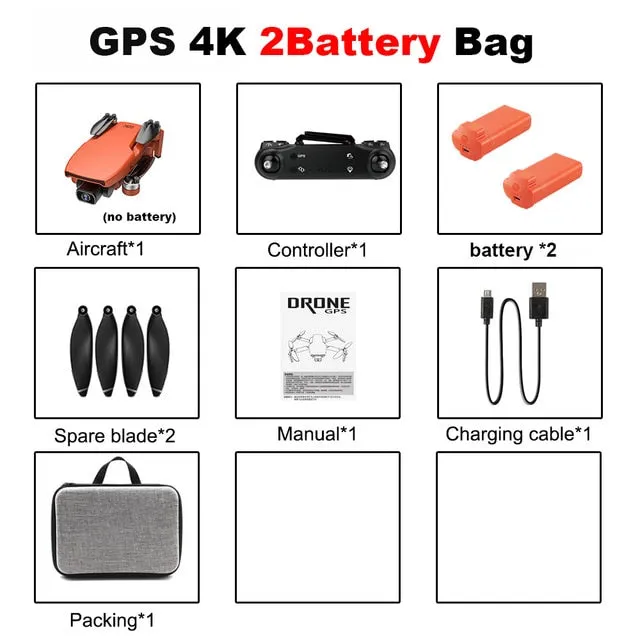 Drones Vimillo S3 4K GPS Drone With Camera 4K Professional 5G WiFi Dron Brushless 25mins Distance 1km Professional Rc Quadcopter PK EX5