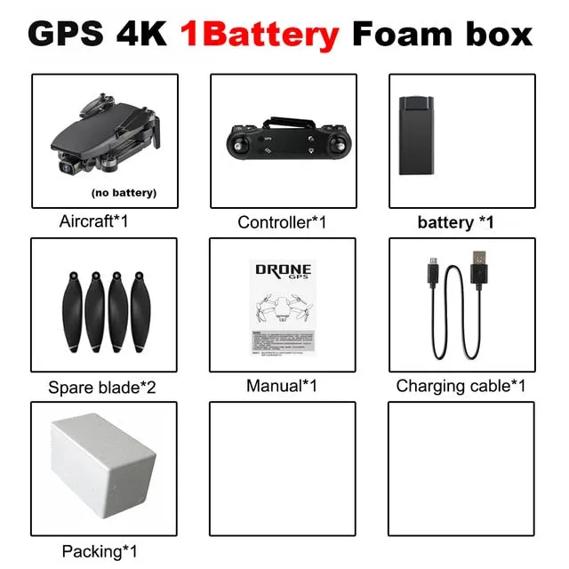Drones Vimillo S3 4K GPS Drone With Camera 4K Professional 5G WiFi Dron Brushless 25mins Distance 1km Professional Rc Quadcopter PK EX5