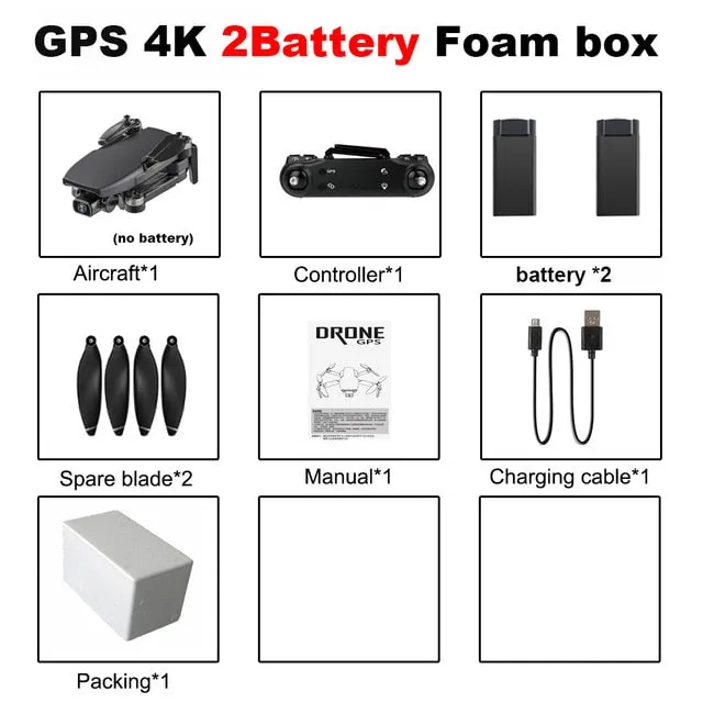 Drones Vimillo S3 4K GPS Drone With Camera 4K Professional 5G WiFi Dron Brushless 25mins Distance 1km Professional Rc Quadcopter PK EX5