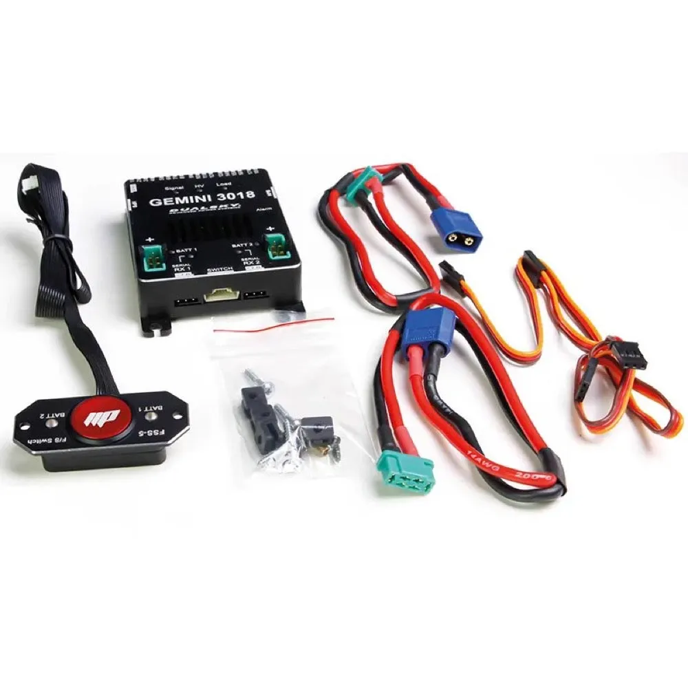 Dualsky DSB21897 Gemini 3018 Deluxe Power Supply with two S-Hub Mini PWM Convertors