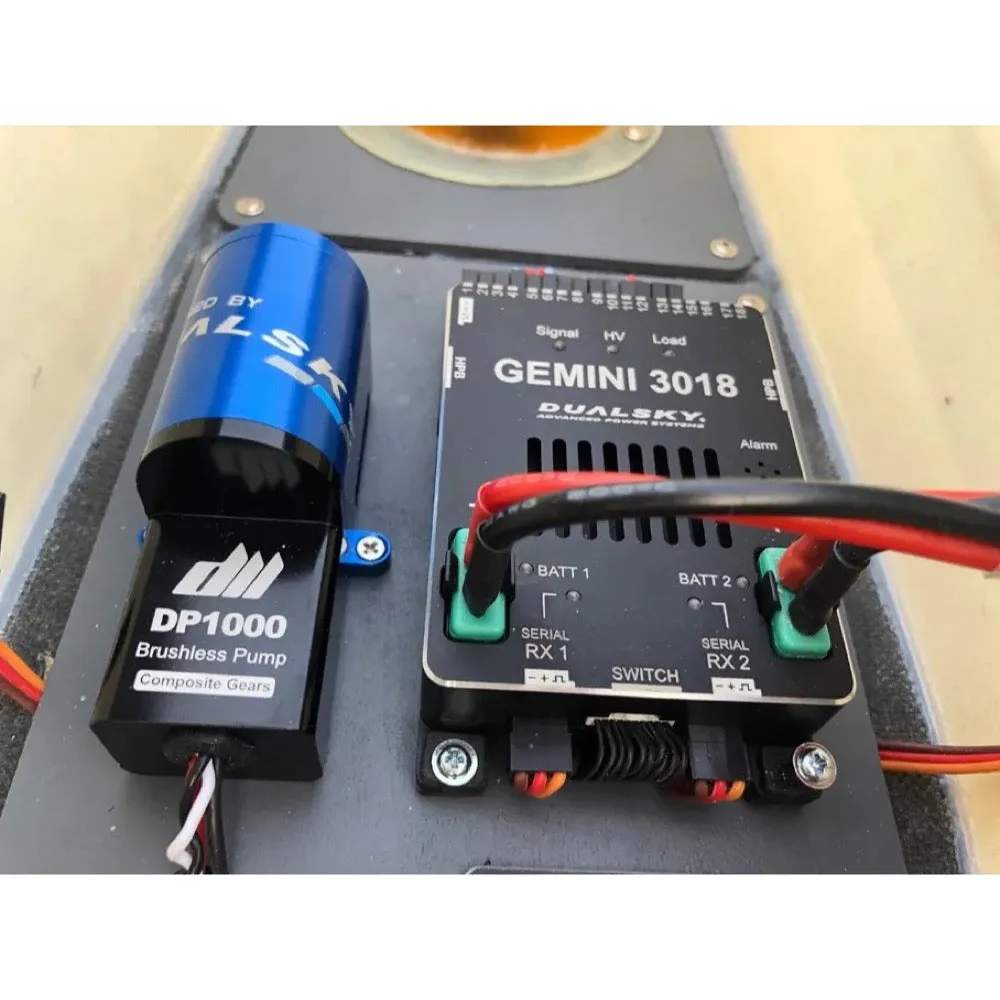 Dualsky DSB21897 Gemini 3018 Deluxe Power Supply with two S-Hub Mini PWM Convertors