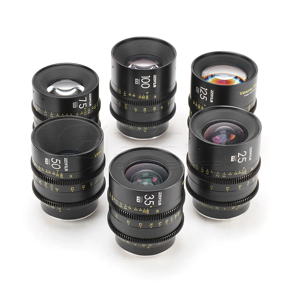 DZOFILM VESPID Prime Full Frame Cinema 7 Lens Set PL&EF interchangeable Mount
