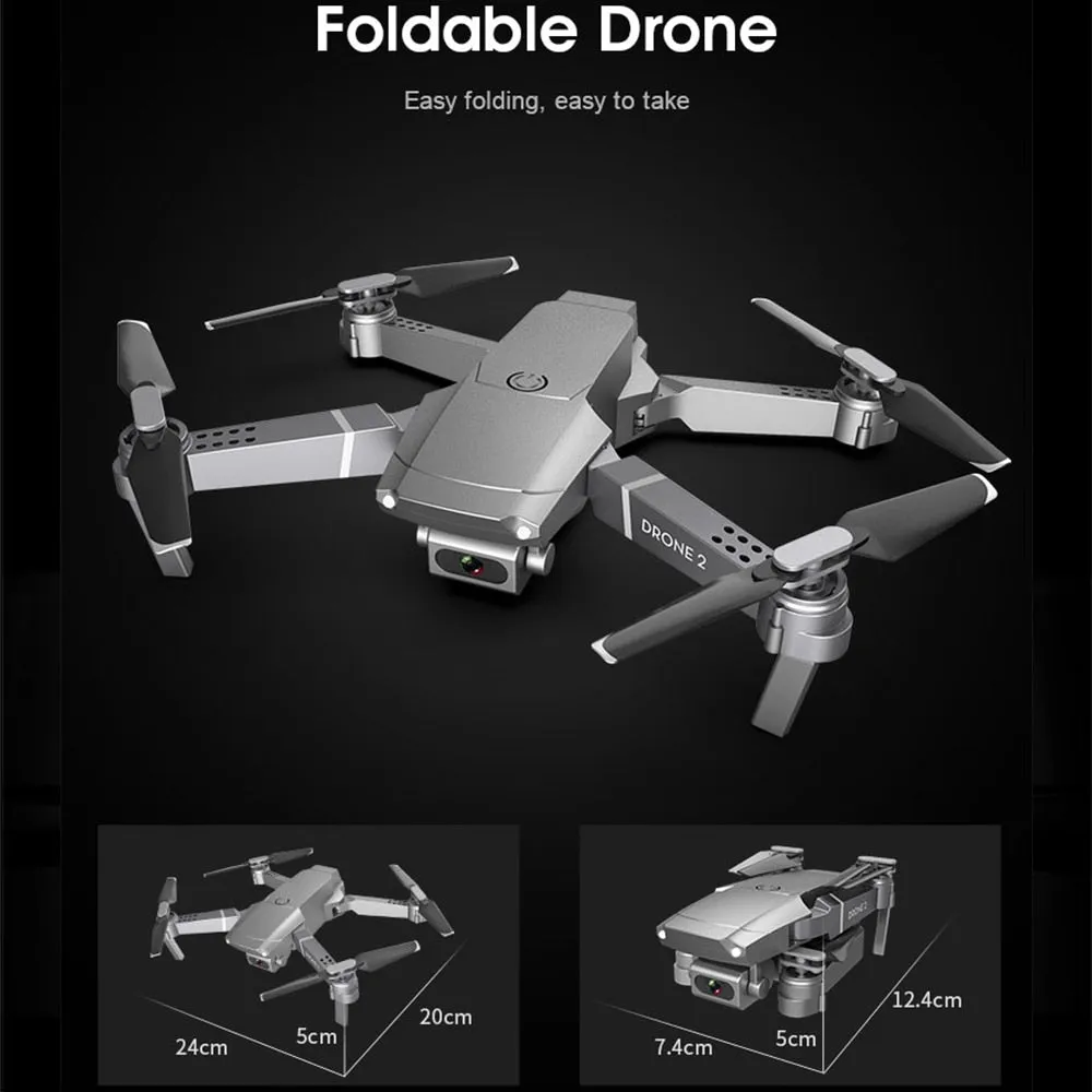 E68 Drone HD wide angle 4K WIFI 1080P FPV Drones video live Recording Quadcopter Height To maintain Drone CameraVS e58 Dron Toys