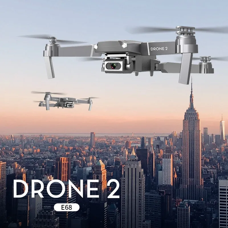E68 Drone HD wide angle 4K WIFI 1080P FPV Drones video live Recording Quadcopter Height To maintain Drone CameraVS e58 Dron Toys