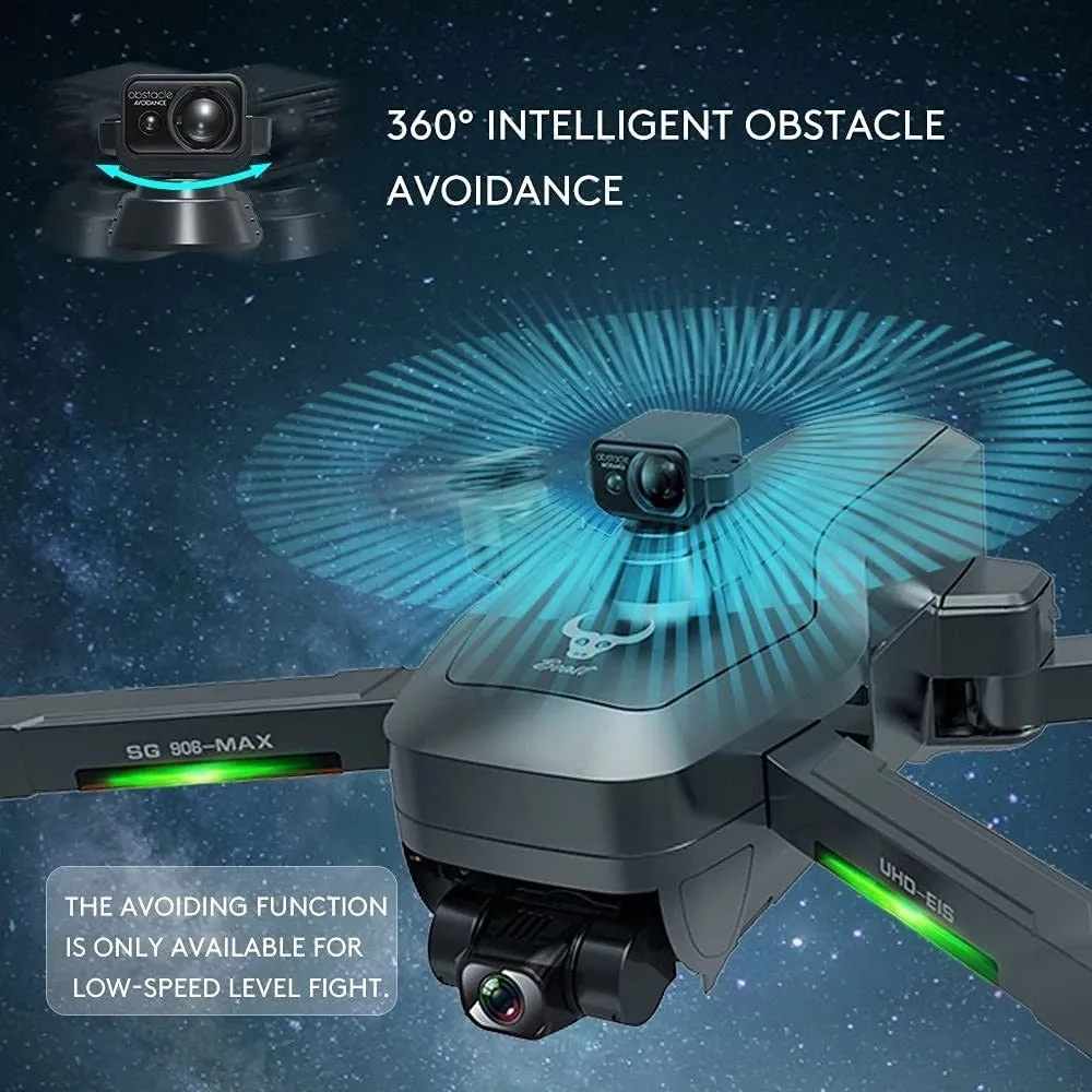 EQB SG906 MAX GPS Drone with 3 Axis Gimbal Professional 4K Camera Obstacle Avoidance RC Quadcopter 5G FPV Profesional Drones