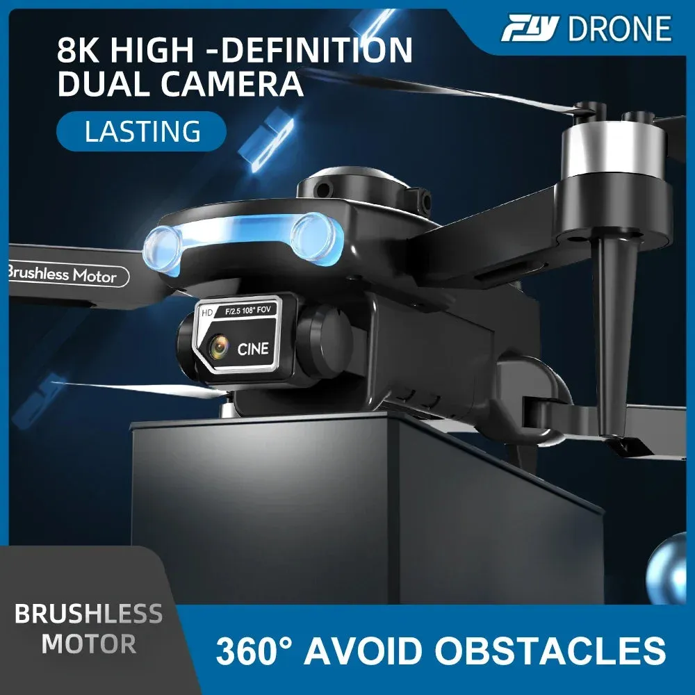 F169 8K Rc Drone 4K Professional with HD Camera  WIFI