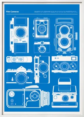Film Cameras Blue