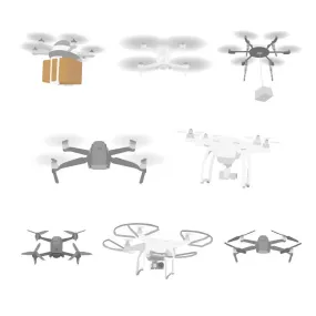 Flat Vector Drones