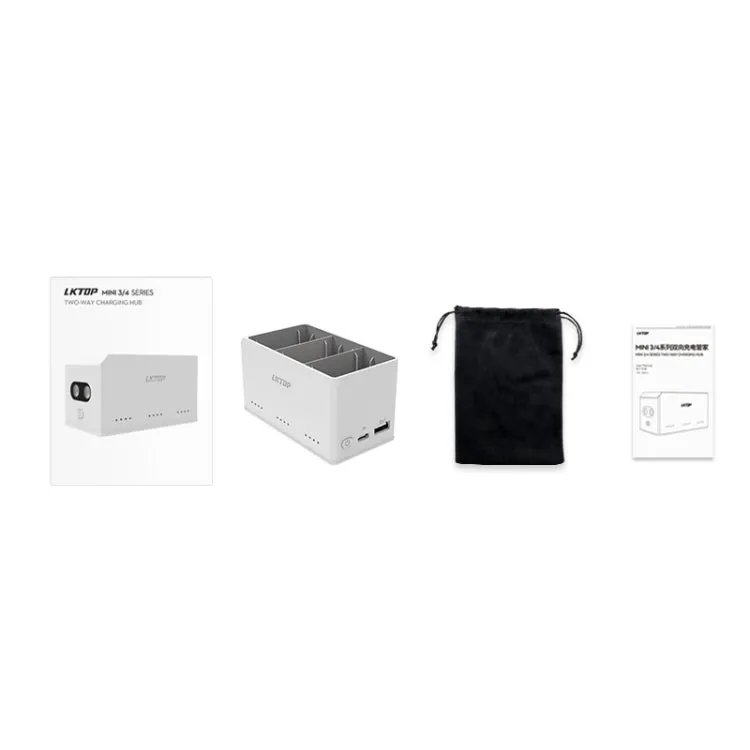 For DJI Mini 4 Pro / Mini 3 Pro Drone LKTOP 37W Two Way Charging Hub