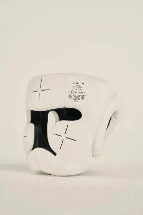 FULL COVERAGE HEAD GUARD TECHNICAL WHITE