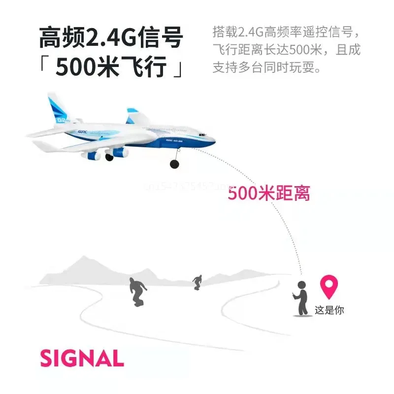 G2 DIY EPP Remote Control Aircraft 500 meters control distance RC
