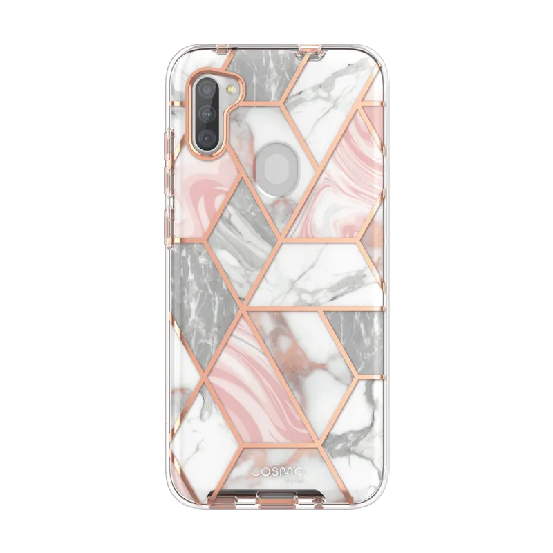 Galaxy A11 Cosmo Case - Marble Pink