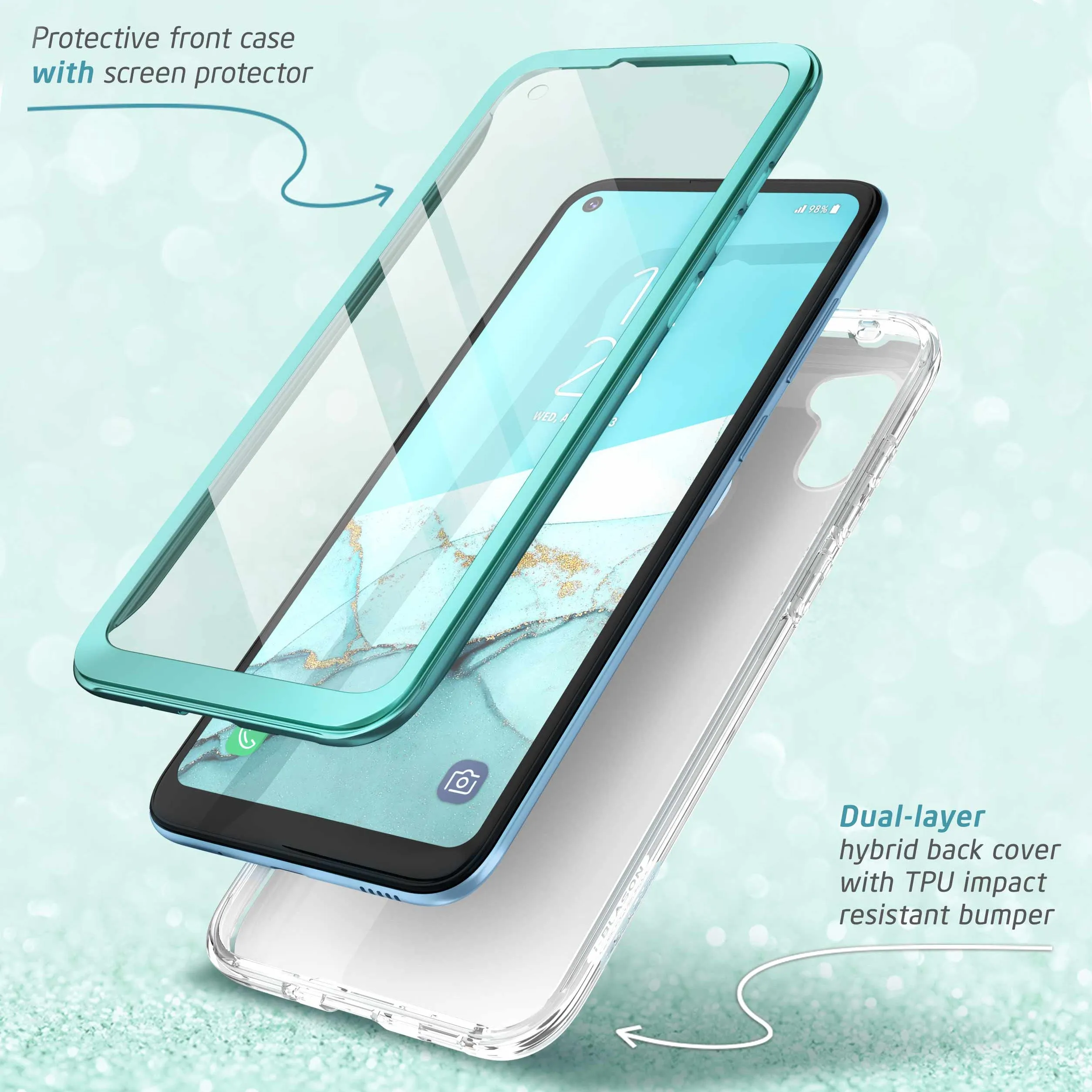 Galaxy A11 Cosmo Case(open box) - Ocean Blue
