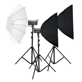 GODOX SK300II-V Studio Flash Three Head Lighting Kit