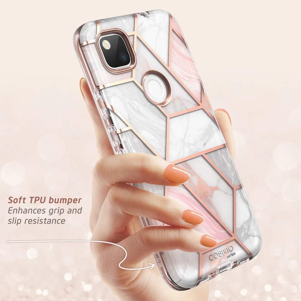 Google Pixel 4a Cosmo Case - Marble Pink