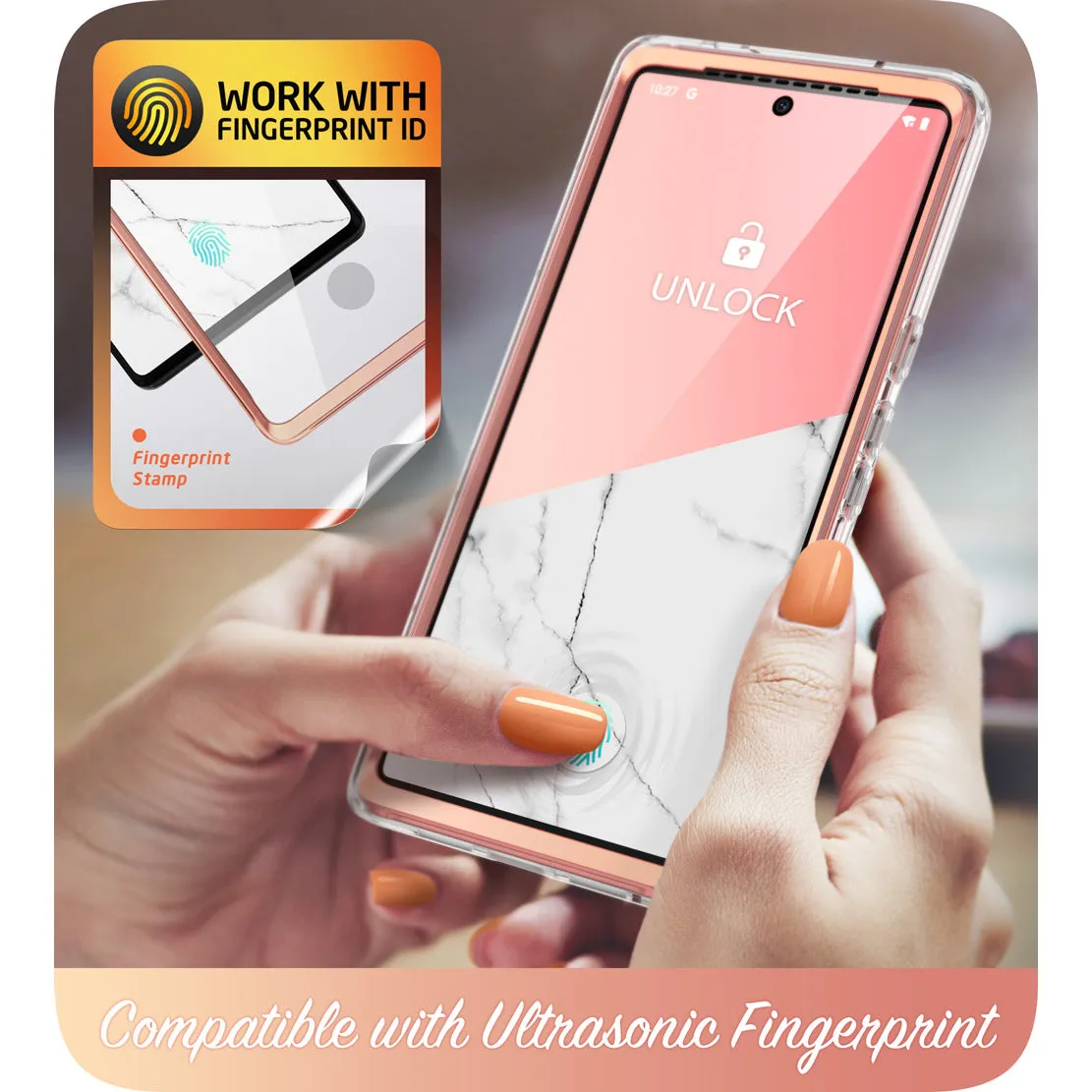 Google Pixel 6 Pro Cosmo Case(open box) - Marble Pink