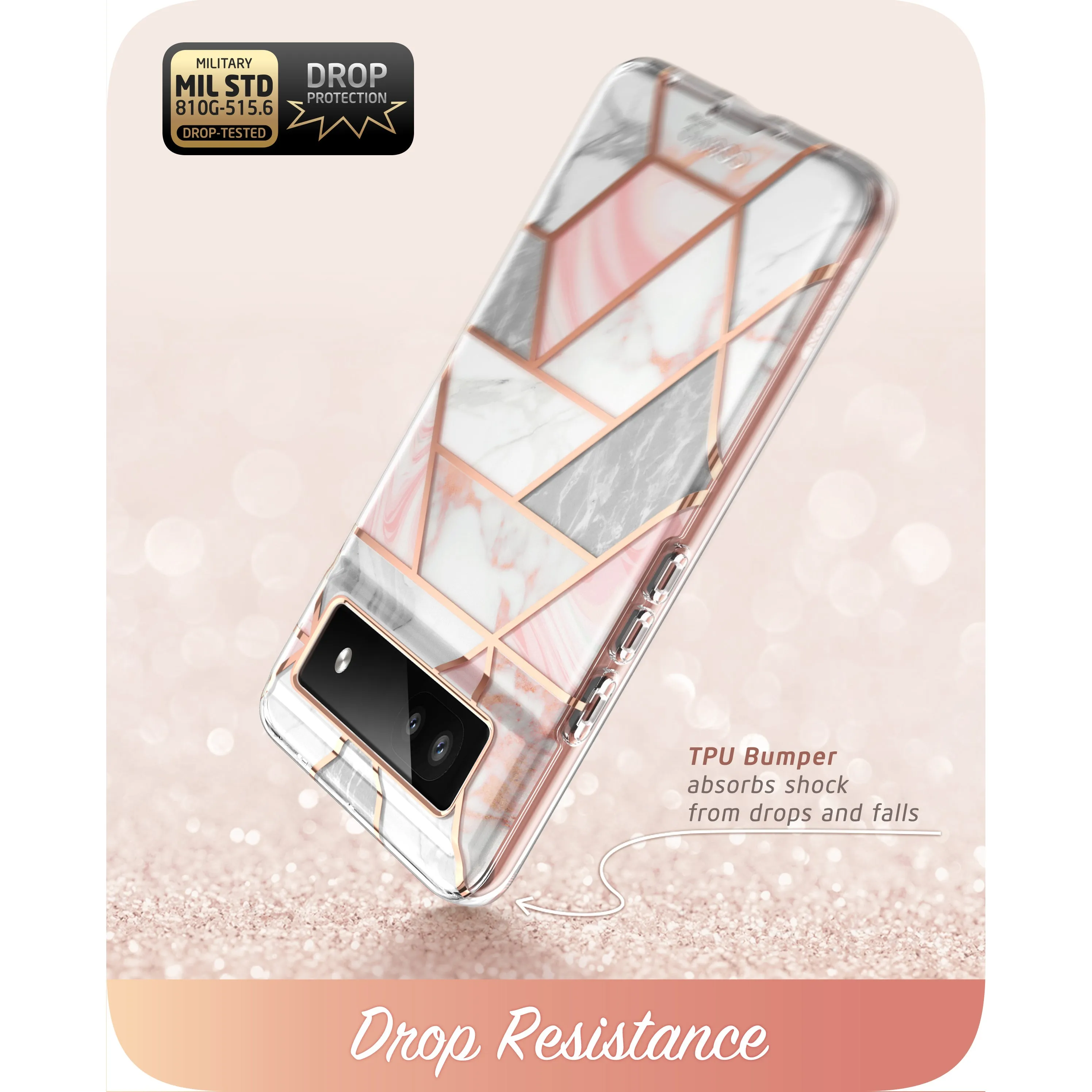 Google Pixel 6A Cosmo Case(open box) - Marble Pink
