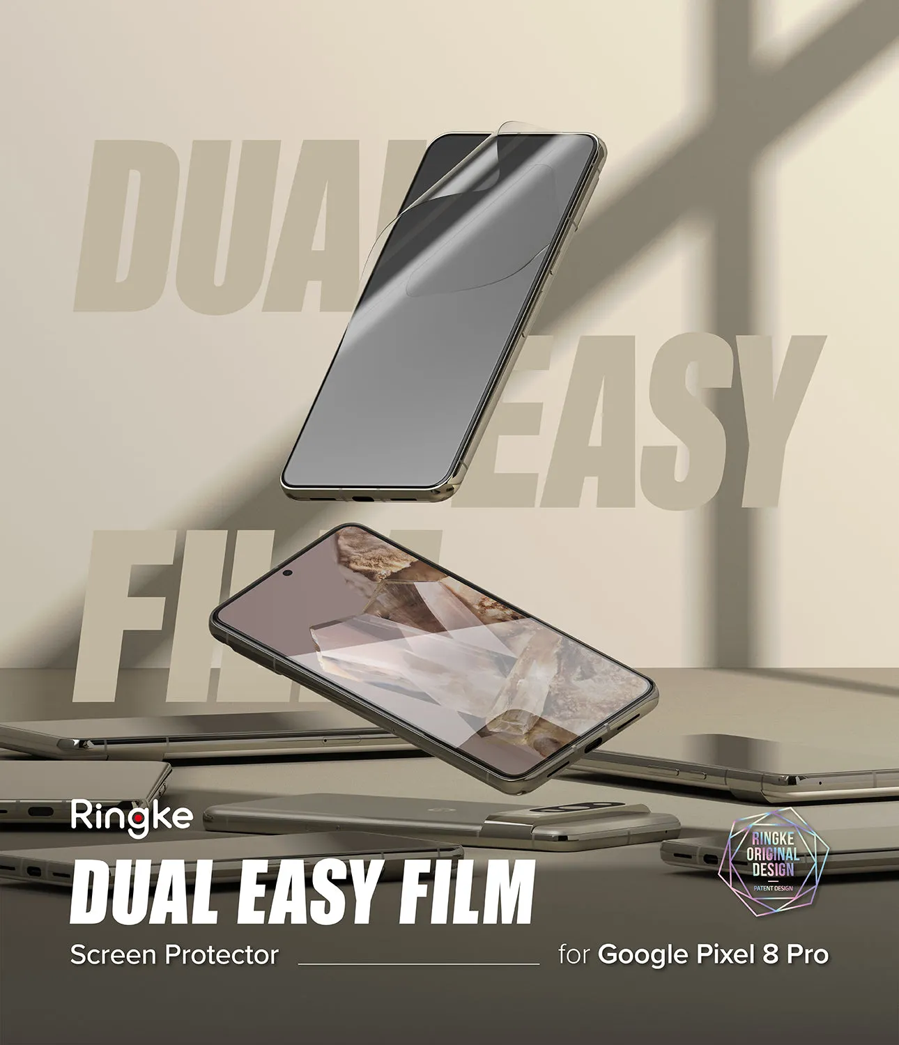 Google Pixel 8 Pro Screen Protector | Dual Easy Film