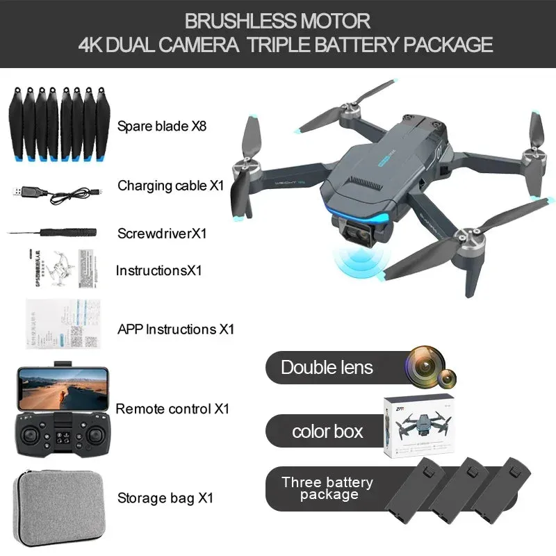 GPS Rc Drone 4K HD Dual Camera Professional 5G Aerial Photography