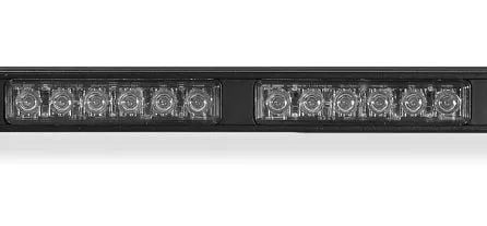 Hawk Dual Color 12 TIR 3 watt Traffic Advisor - Amber with White steady Mode (60in)