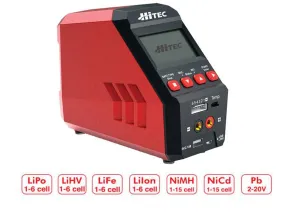 Hitec RDX1 Pro AC/DC 00W Single Ch Multi-Chem Charger, 44246