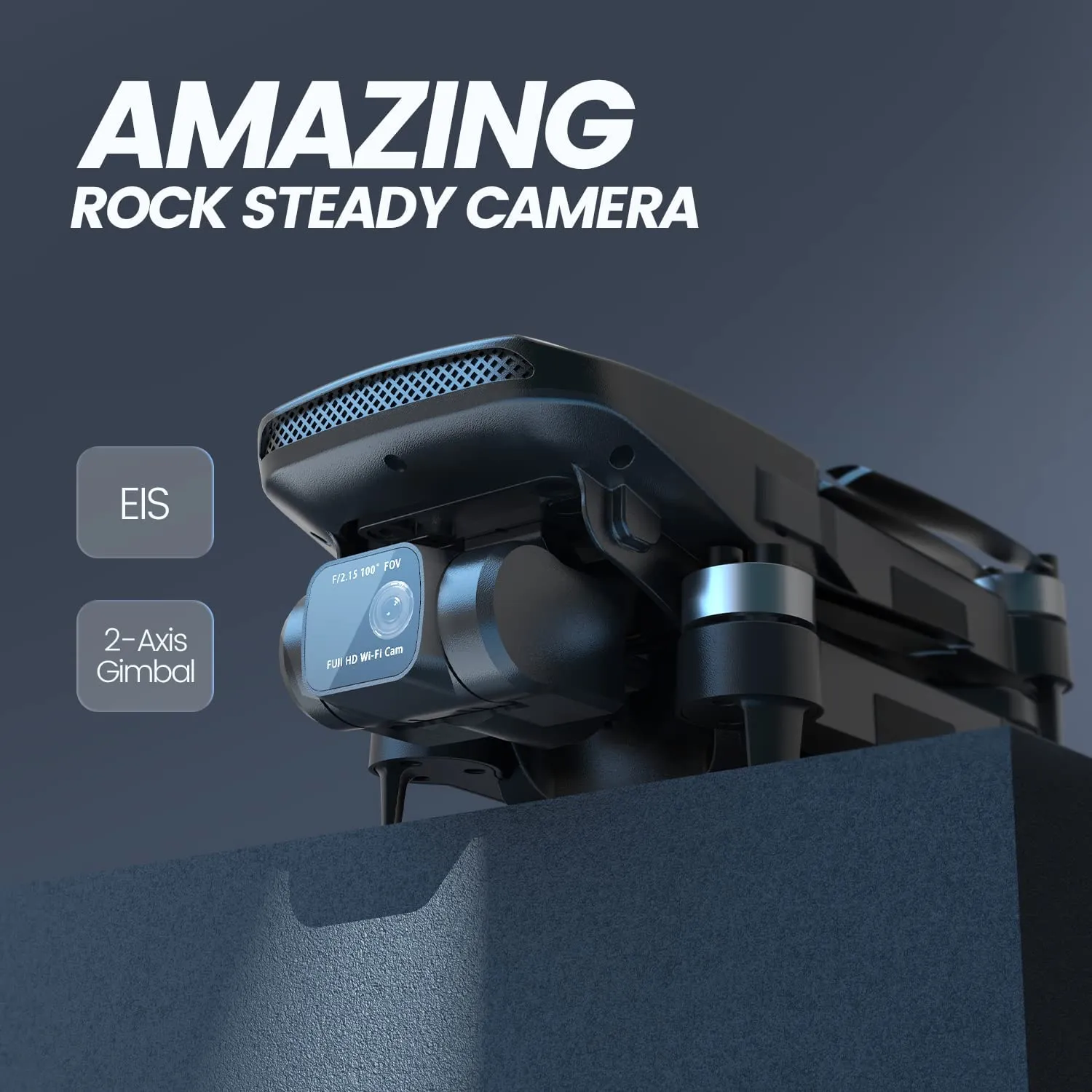 Holy Stone HS360 Foldable FPV GPS Drone with 4K Rock Steady Camera RC Quadcopter
