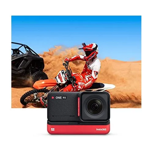 Insta360 ONE RS Twin Edition – Waterproof 4K 60fps Action Camera & 5.7K 360 Camera