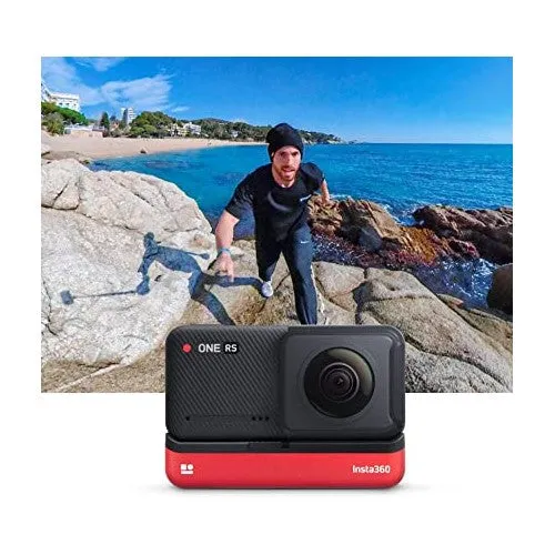 Insta360 ONE RS Twin Edition – Waterproof 4K 60fps Action Camera & 5.7K 360 Camera