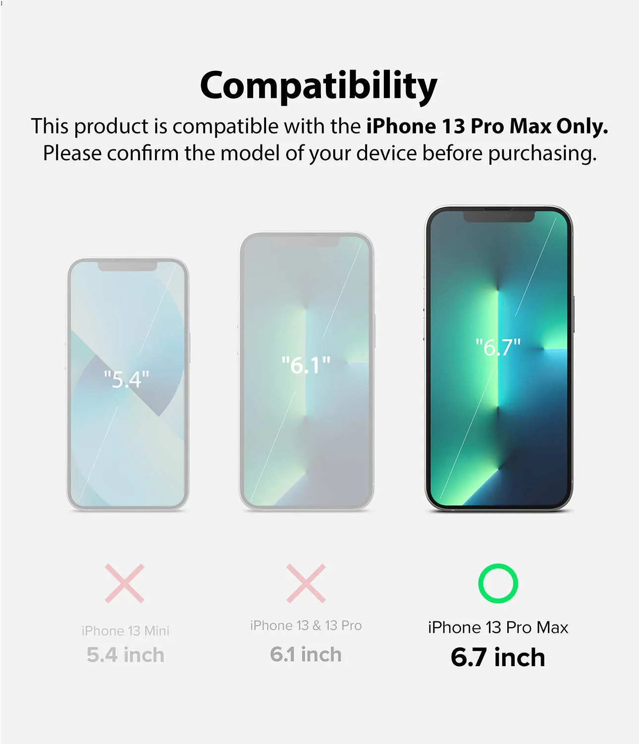 iPhone 13 Pro Max Screen Protector | Dual Easy Film Matte