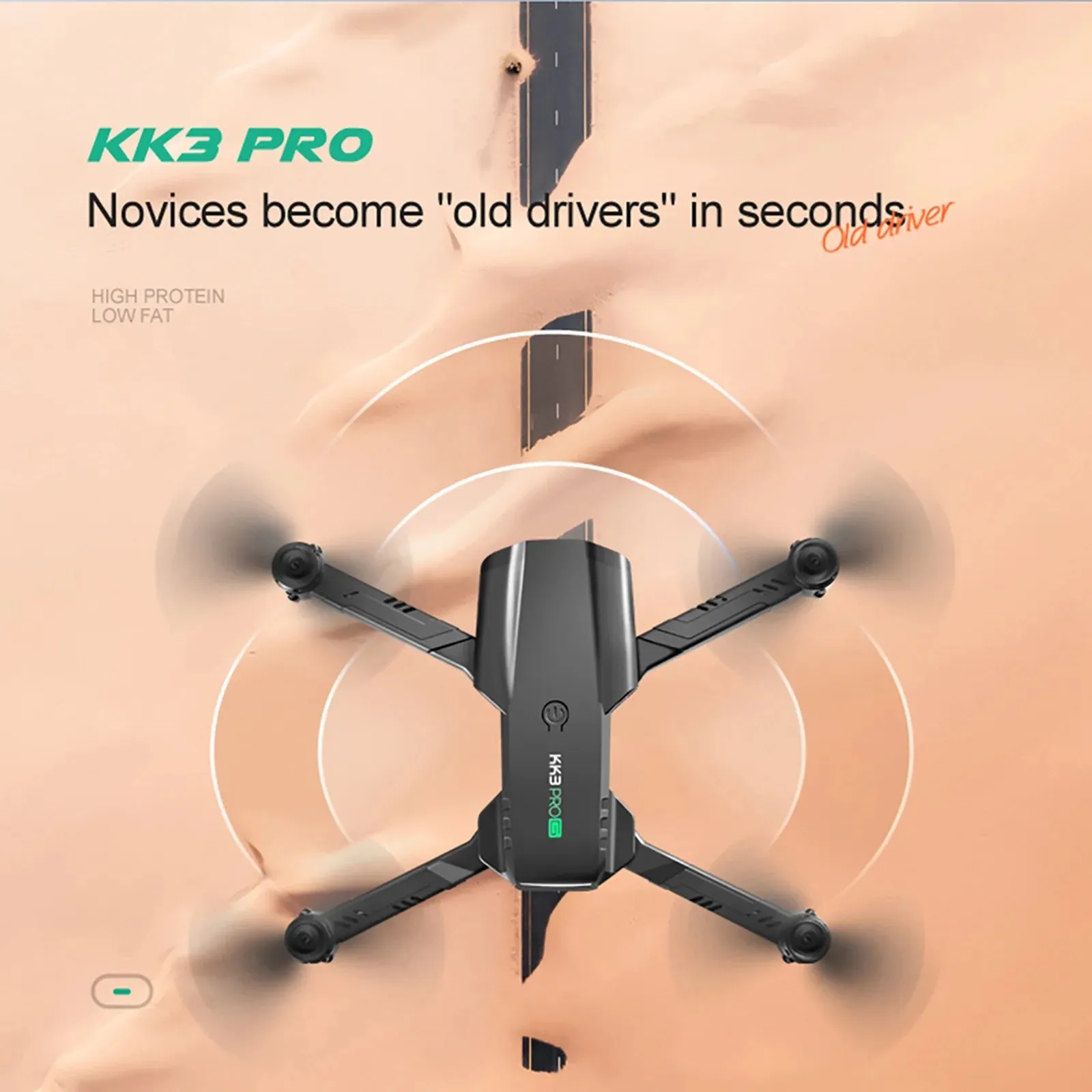 KK3 Pro Mini Drone 4K Professional HD Dual Camera with WIFI