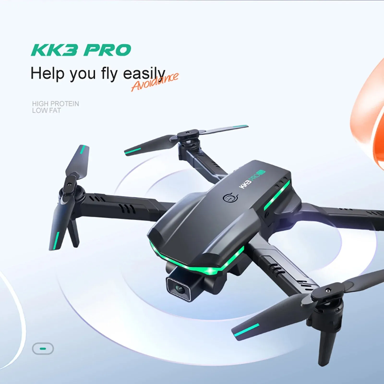 KK3 Pro Mini Drone 4K Professional HD Dual Camera with WIFI