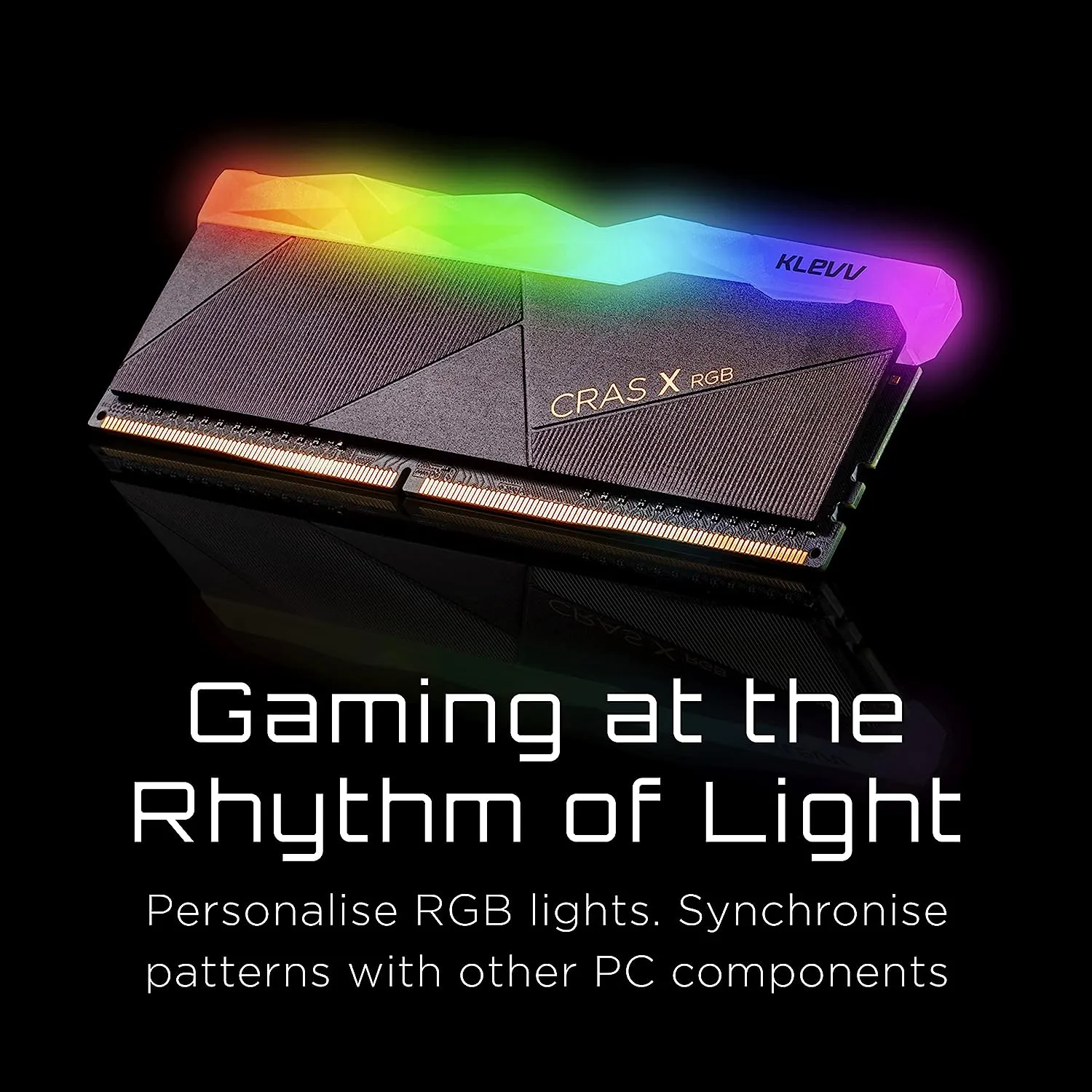 KLEVV Ram Desktop Cras X RGB 16GB Kit (2x 8GB) DDR4-3600MHz