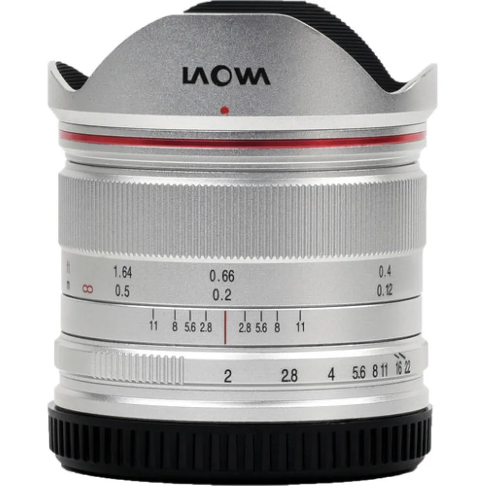 Laowa 7.5mm f/2 MFT Lens for Micro Four Thirds | Ultralight Version, Silver