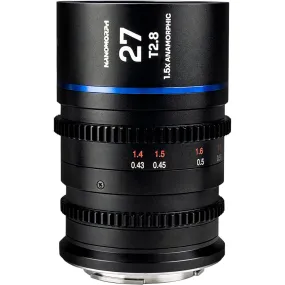 Laowa Nanomorph 27mm T2.8 1.5X S35 (Blue) - (Cine) MFT