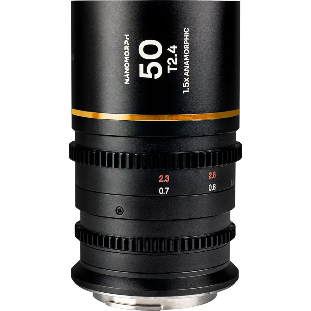 Laowa Nanomorph 50mm T2.4 1.5X S35 (Amber) - (Cine) L Mount