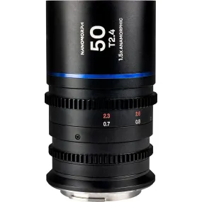 Laowa Nanomorph 50mm T2.4 1.5X S35 (Blue) - (Cine) DL Lens