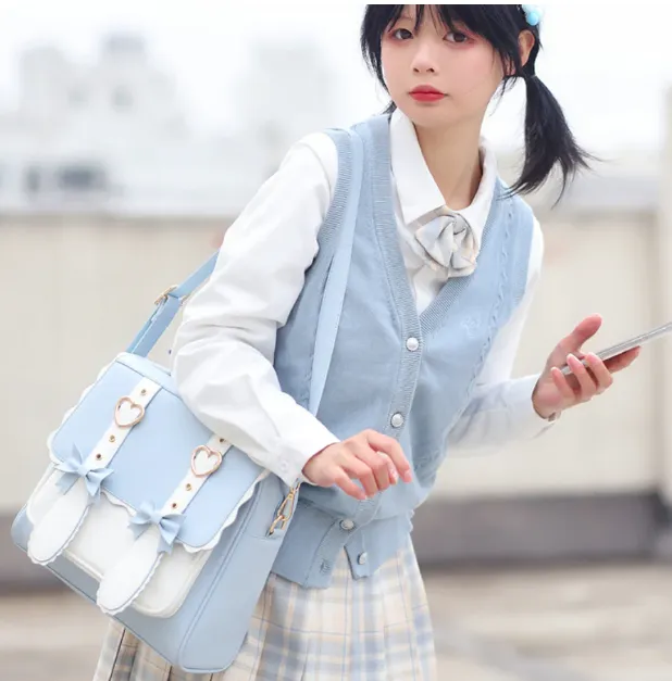 Lovely High Capacity Rabbit Shoulders Bag