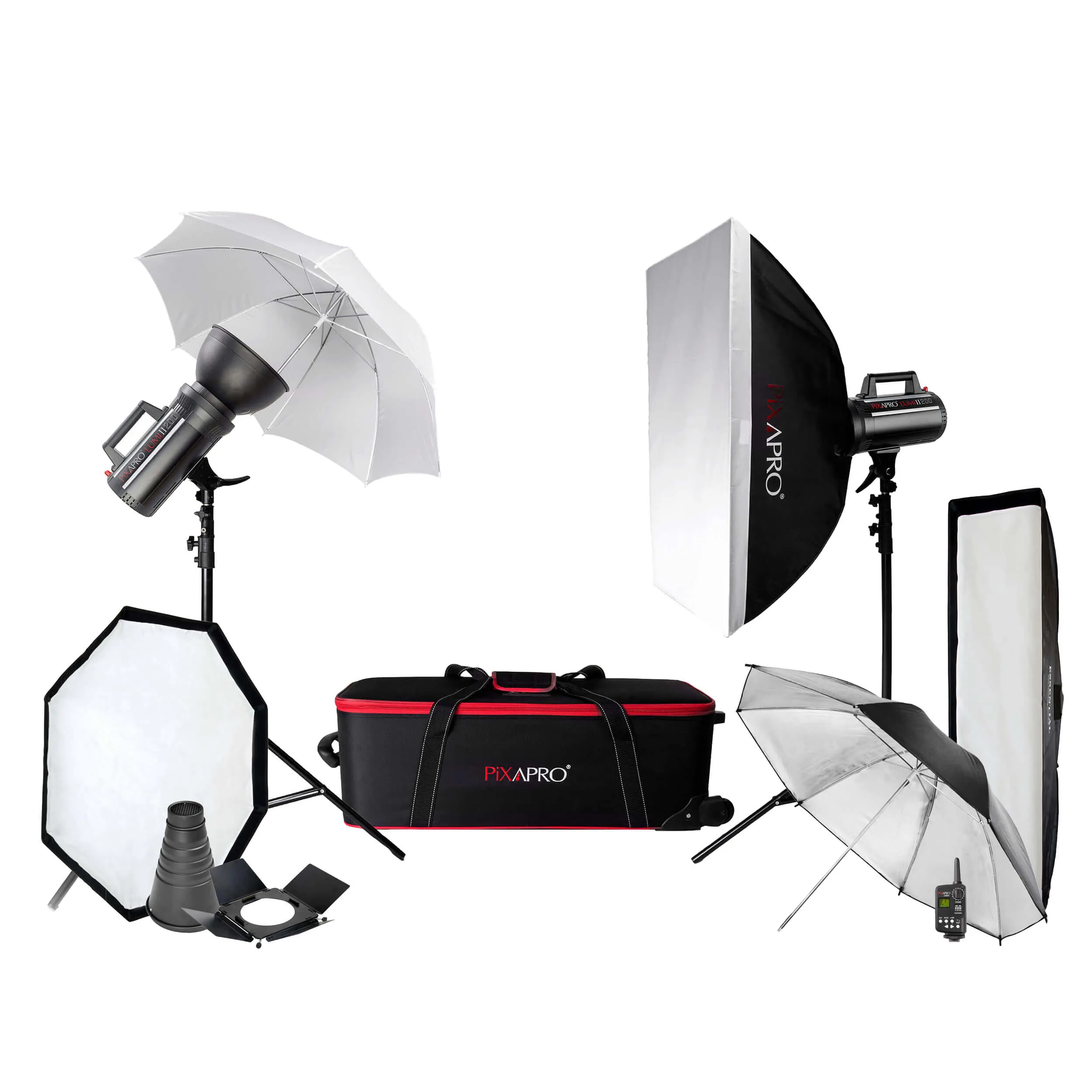 LUMI200 II Studio LED Flash Lighting for Photography College Student Kit