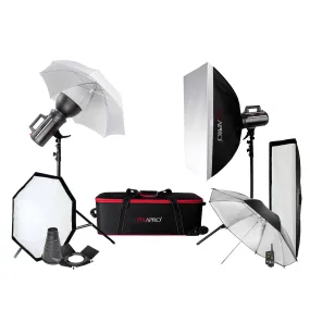 LUMI200 II Studio LED Flash Lighting for Photography College Student Kit