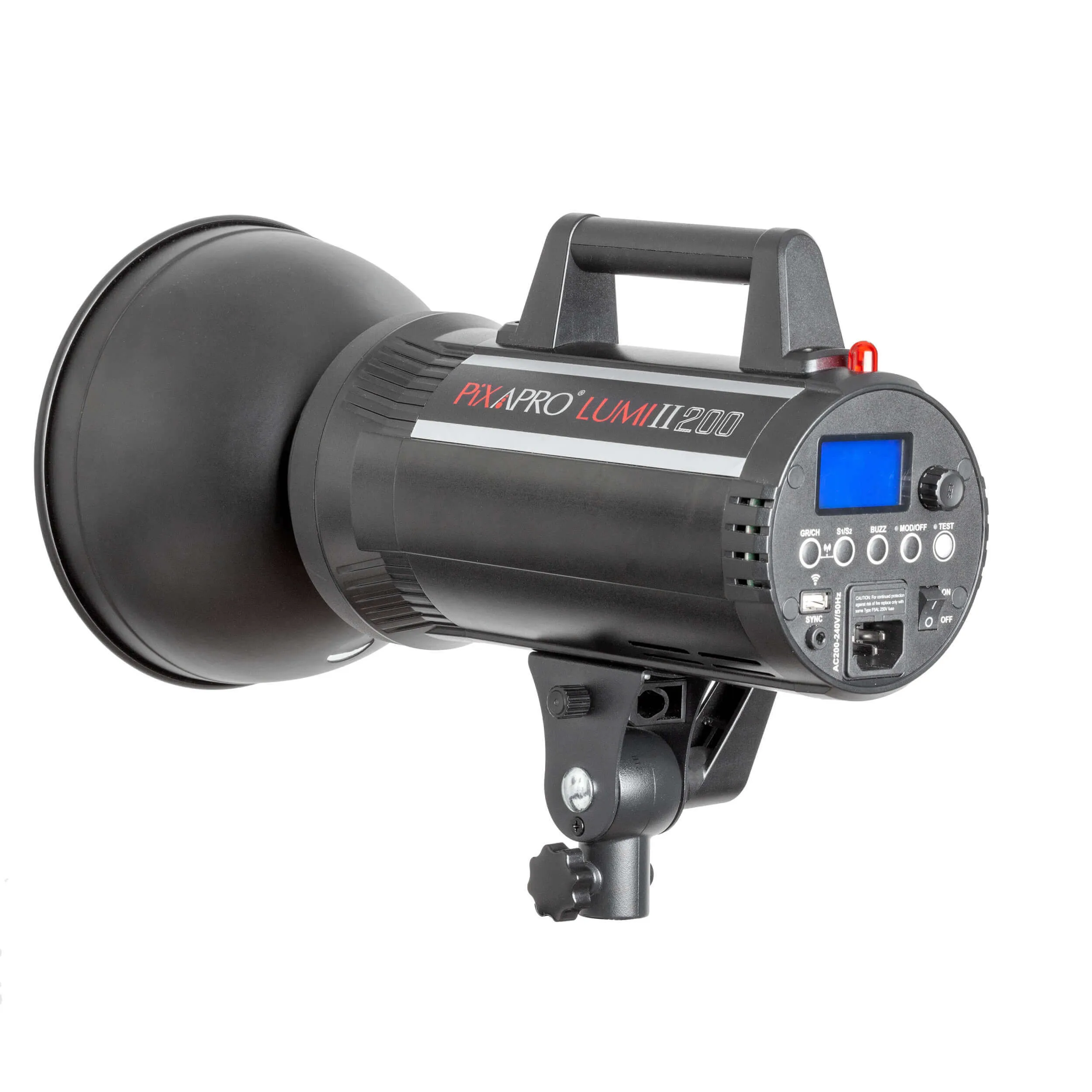 LUMI200 Twin Photography Studio Flash Mount Umbrellas Kit - With Trigger (Gemini GS200 II)