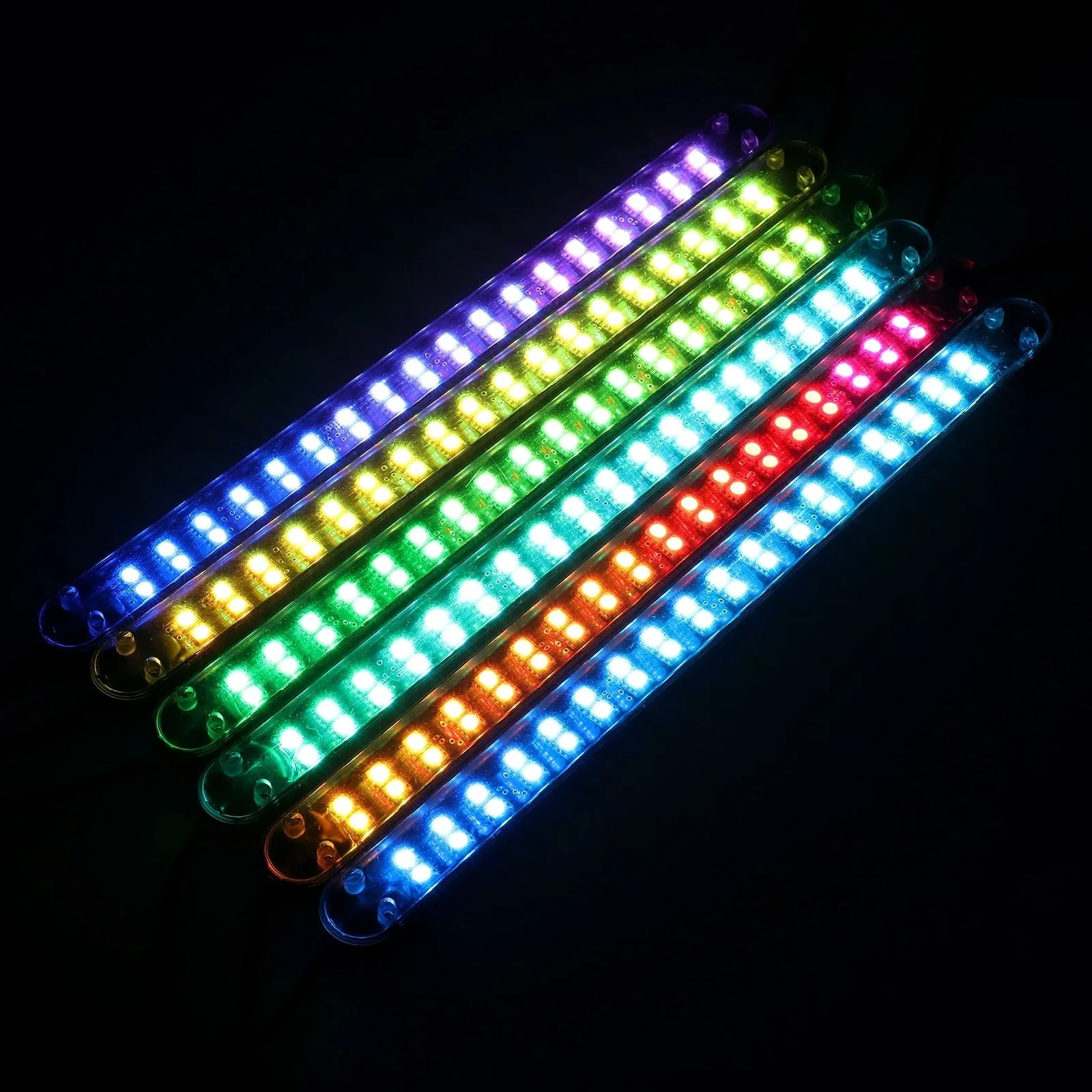 Magic Dream Color RGB Underglow Lights LED Strip Lights Kit with Bluetooth APP & Wireless Remote Control with Brake Light Function for ATV UTV